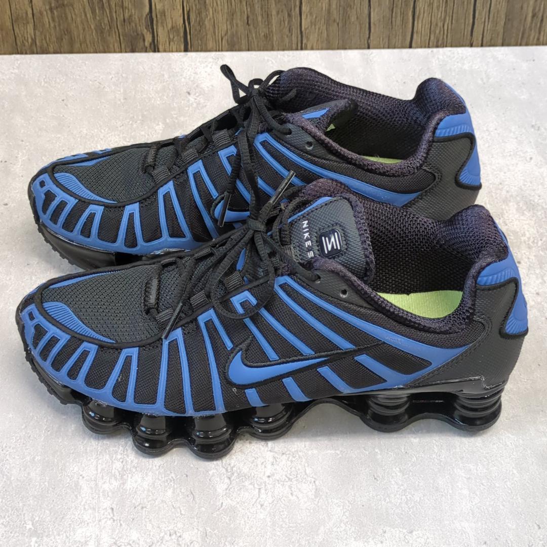 Nike ナイキ ショックス TL スニーカー ブラック/ブルー２５．５