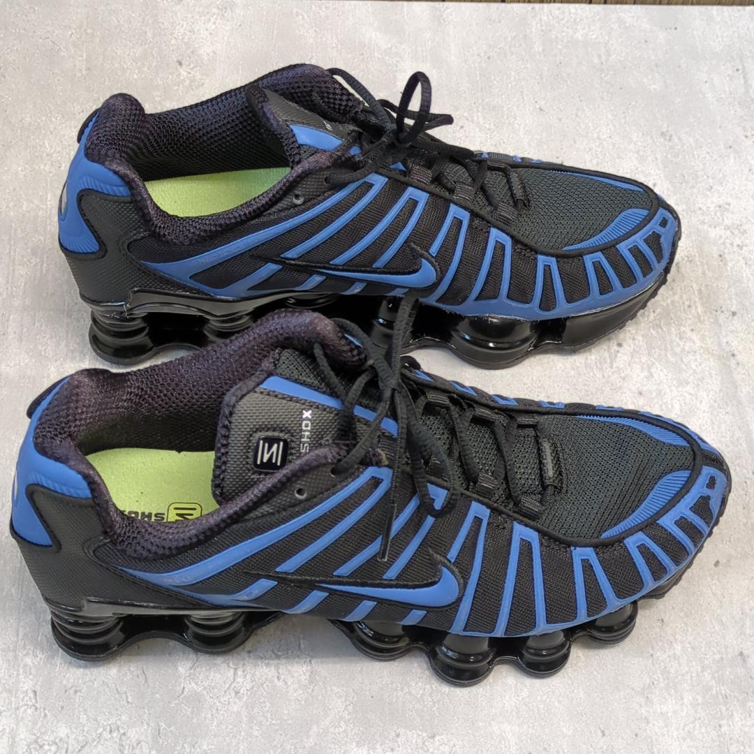 Nike ナイキ ショックス TL スニーカー ブラック/ブルー２５．５