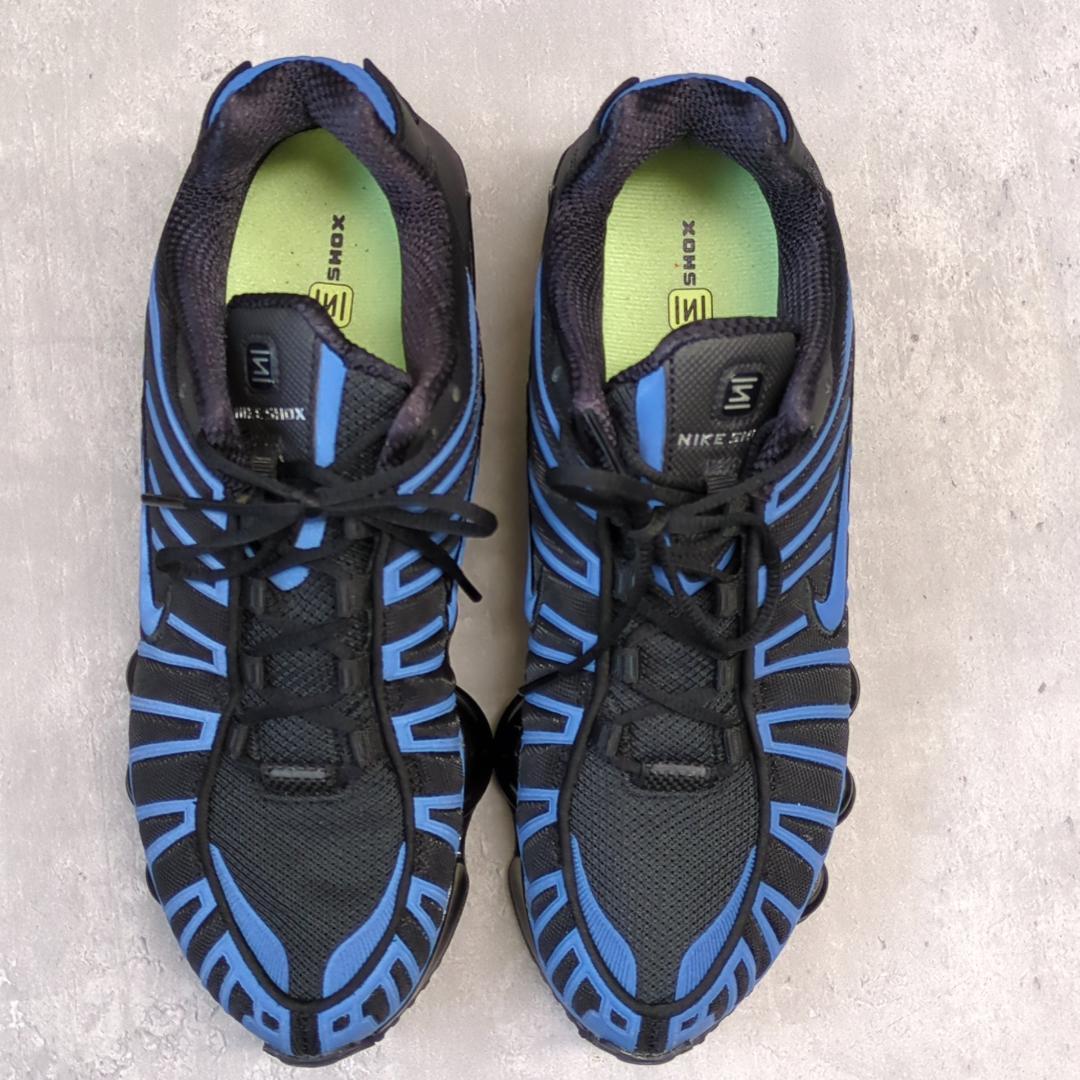Nike ナイキ ショックス TL スニーカー ブラック/ブルー２５．５