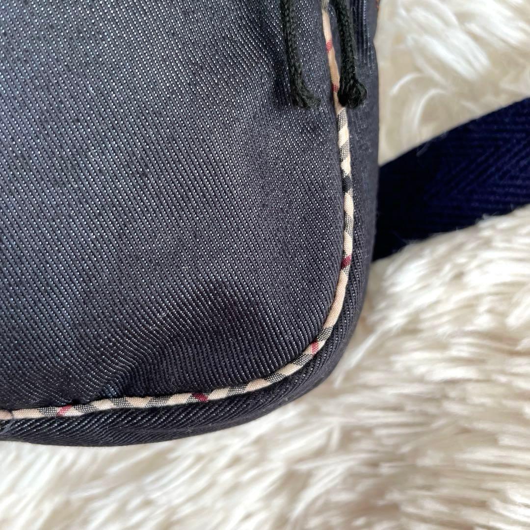 希少◾️美品✨バーバリー　キッズ　デニム　ボディバッグ　ワンショルダー　三陽商会