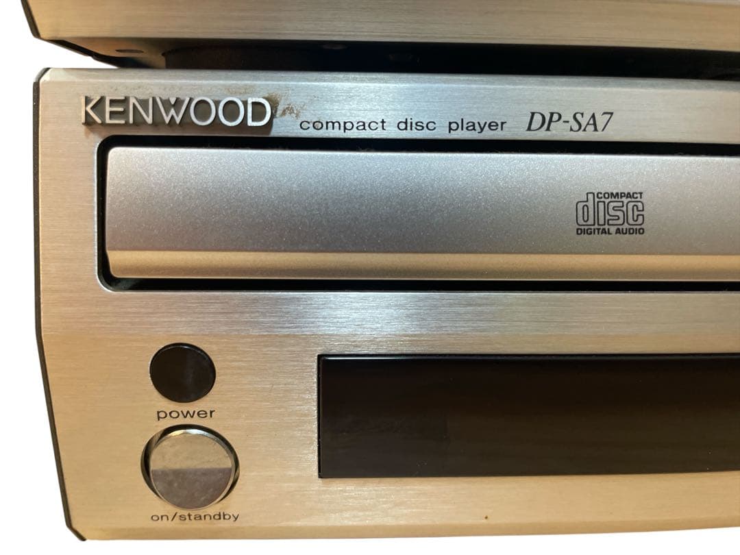 KENWOOD SA7 ミニコンポ CD MD アンプ 通電確認
