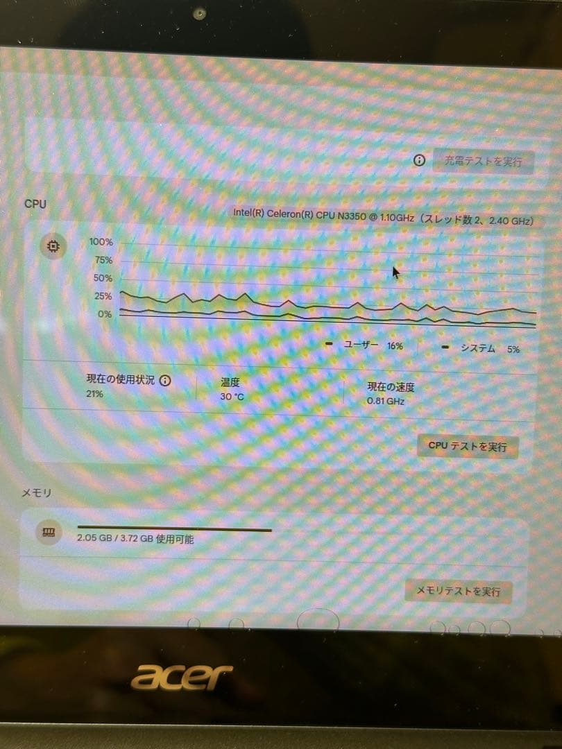 Chromebook本体 Acer Chromebook Spin 11