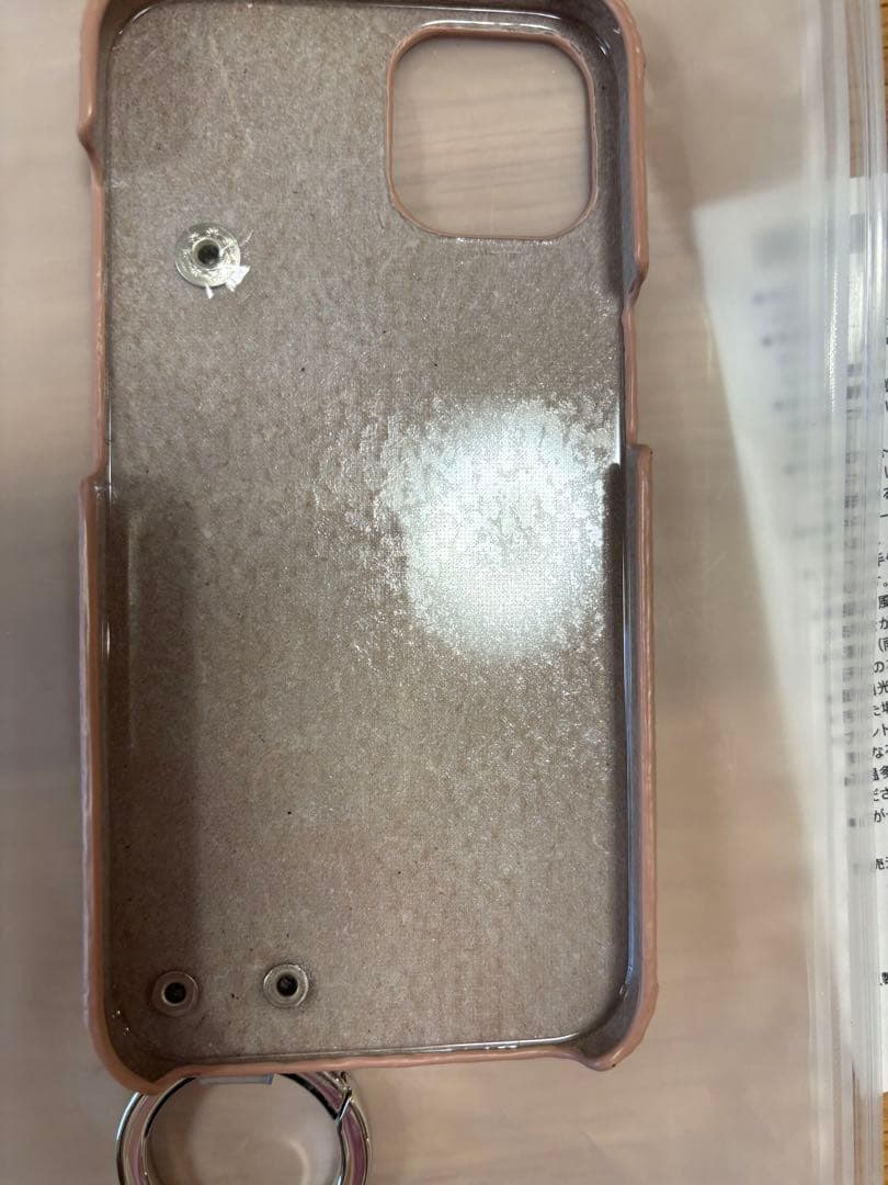 専用　新品　familiar iPhone13 ケース リング付き