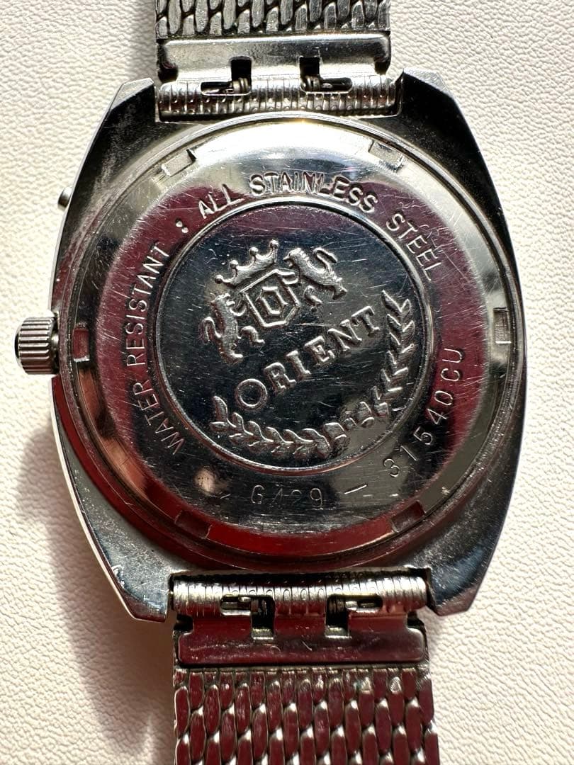 【希少】ORIENT クロノエース ジャガーフォーカスビンテージ 23石腕時計