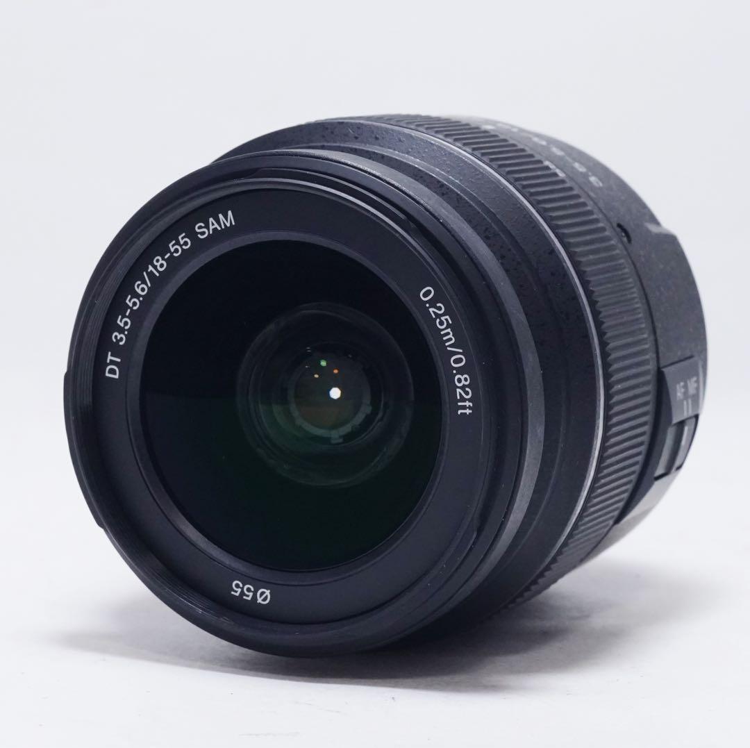 動作確認済 美品 SONY DSLR-A100 α100 18-55mm レンズ