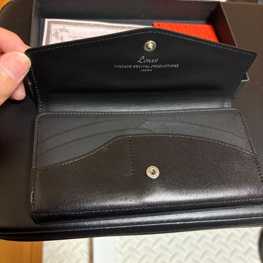 VINTAGE REVIVAL PRODUCTIONS 長財布 ブラック　ロネオ