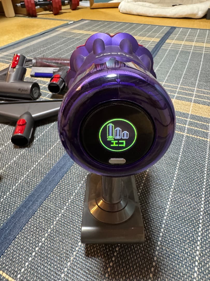dyson digital slim fluffy 本体 パープル