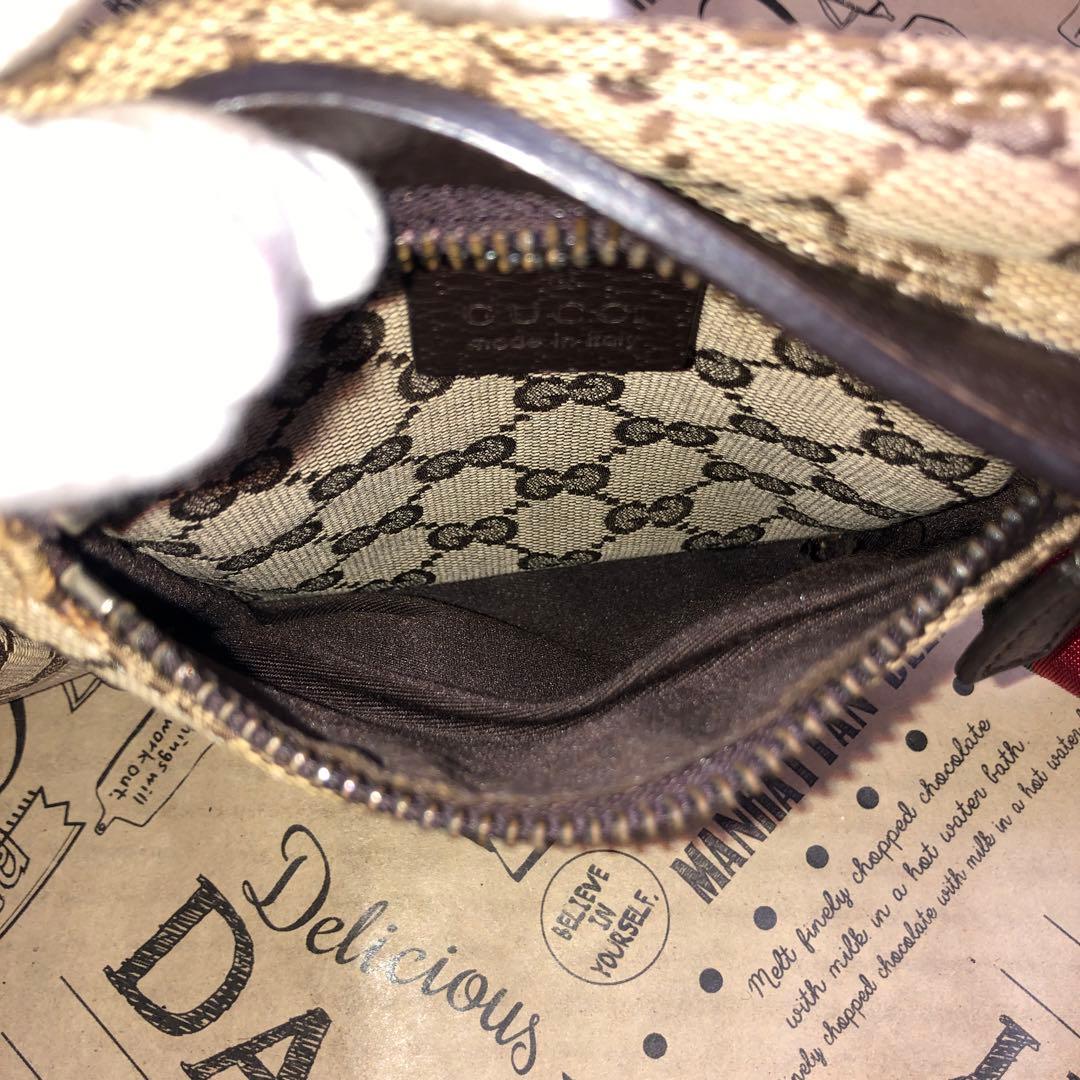 グッチ GG柄 シェリーライン ボティー バッグ キャンバス S3124