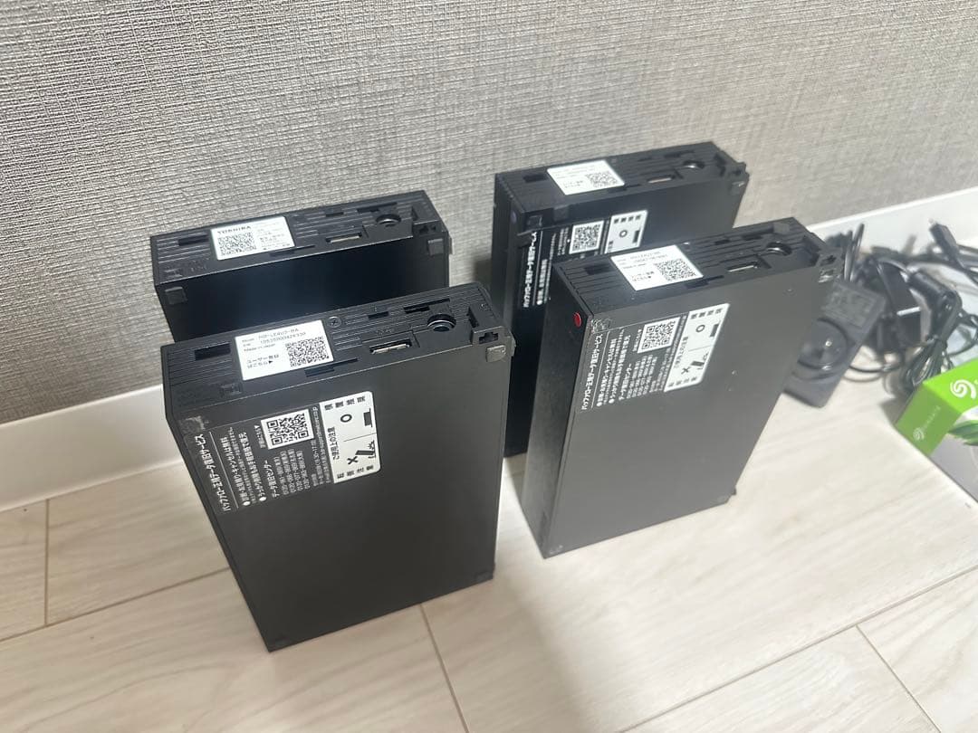 【美品】Buffalo HDD 20TB(4TB×3+8TB)バラ可