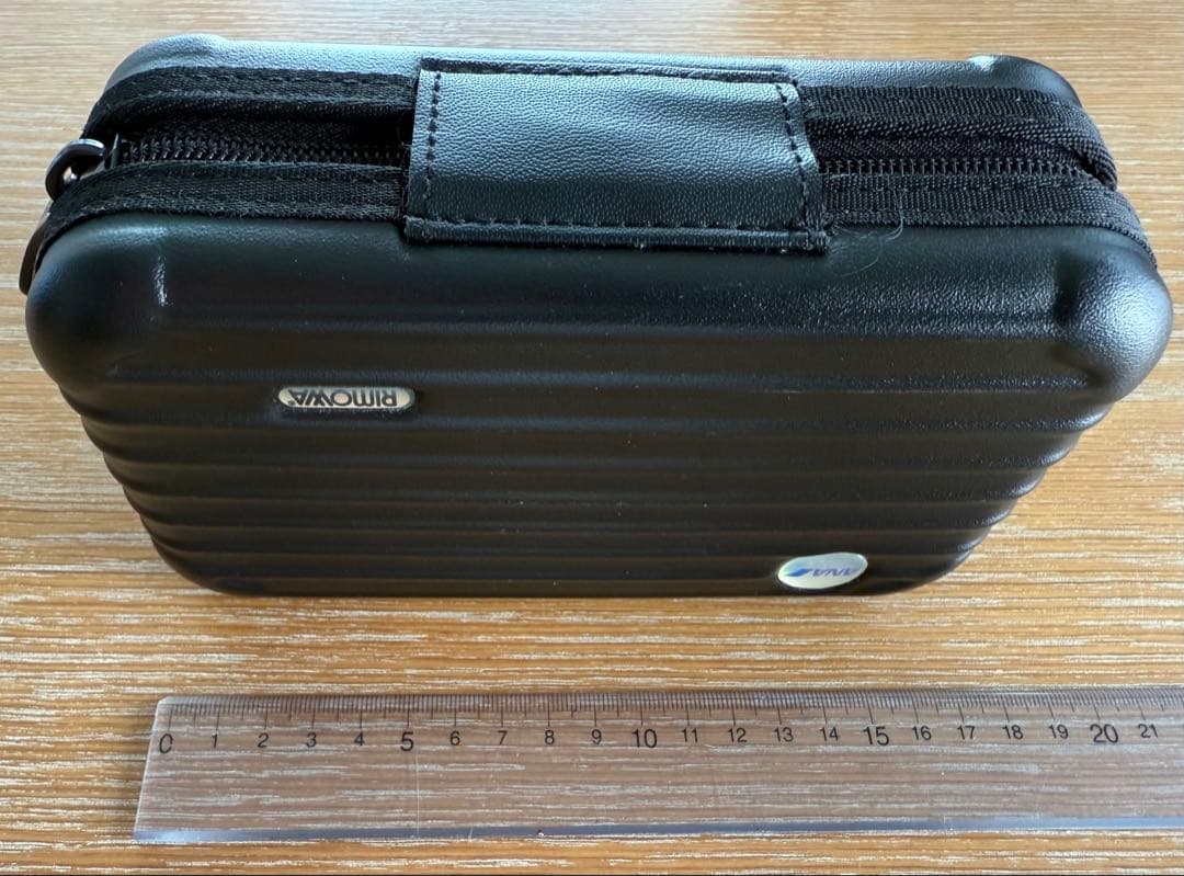 RIMOWAトラベルポーチ ANAロゴ (ブラック)