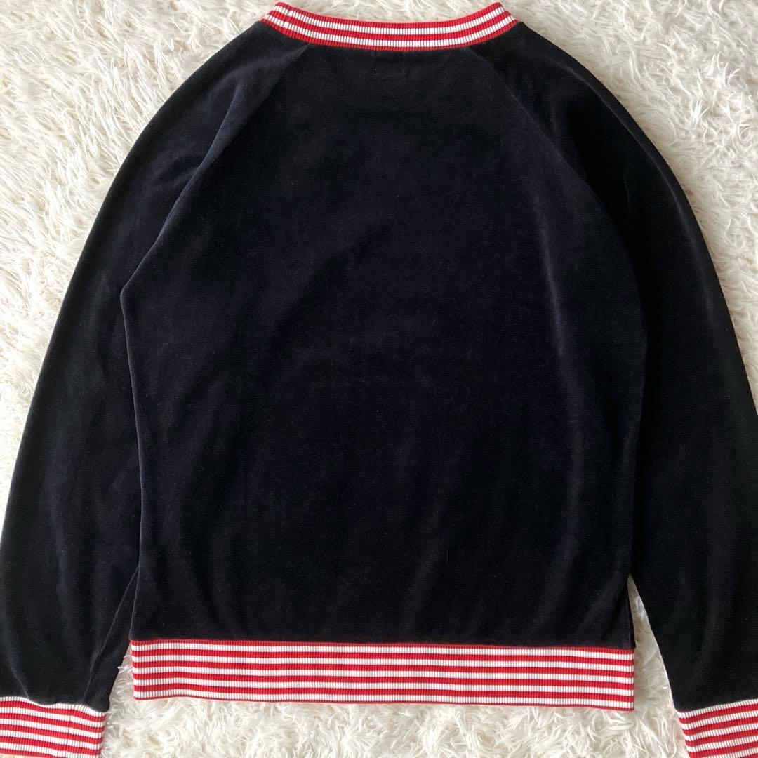美品❣️ courrege21 クレージュ 長袖 ベロア素材 黒 y2k 【M】