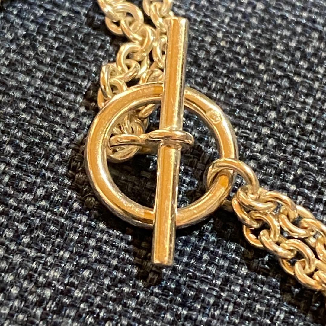 エルメス ギャロップ ダブルチェーンネックレス Hermes