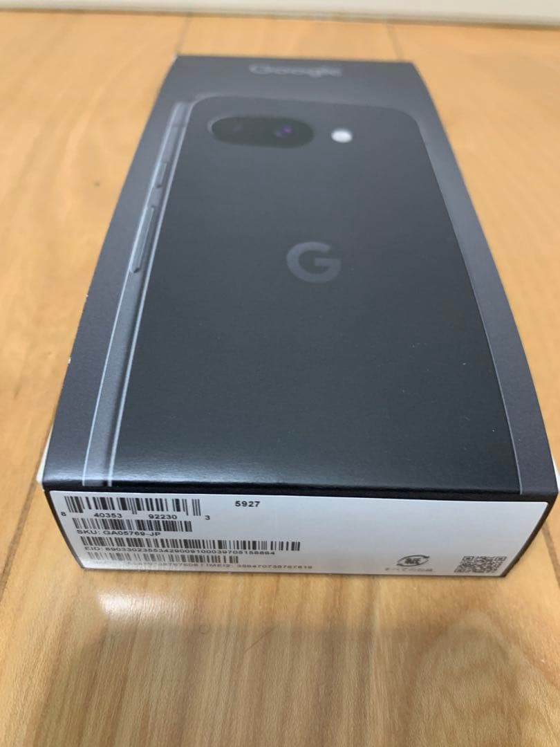 【未開封/未使用】Google Pixel 9a 128GB Obsidian