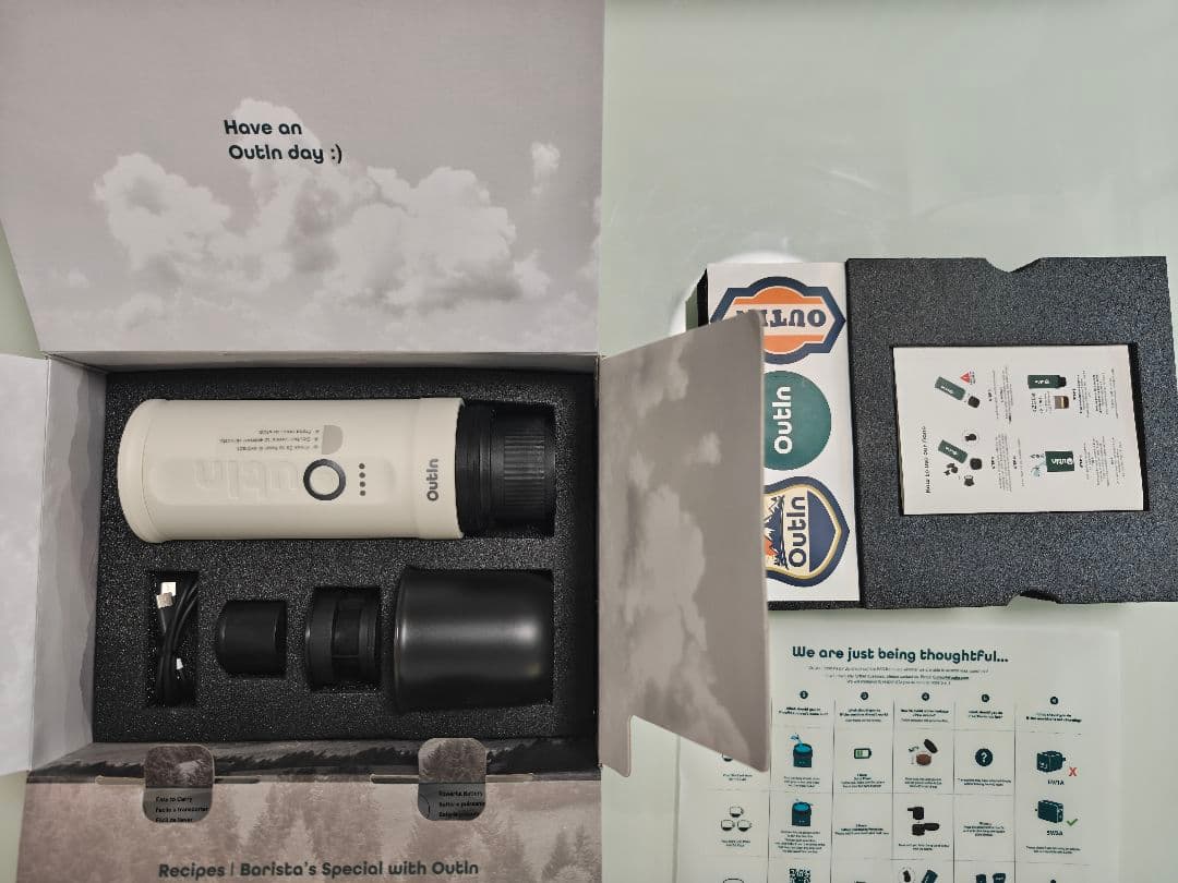 Outlin Nano ポータブルエスプレッソマシン 難あり