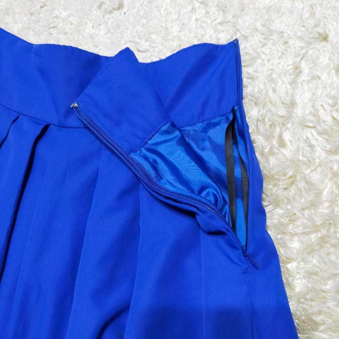 ルルウィルビー　LOULOU WILLOUGHBY　タックフレアスカート　ブルー