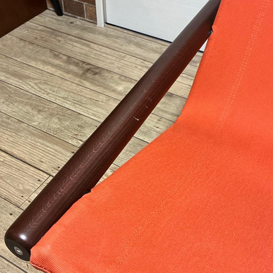 【クリーニング済】ニーチェアx Nychair Dark brown×レンガ