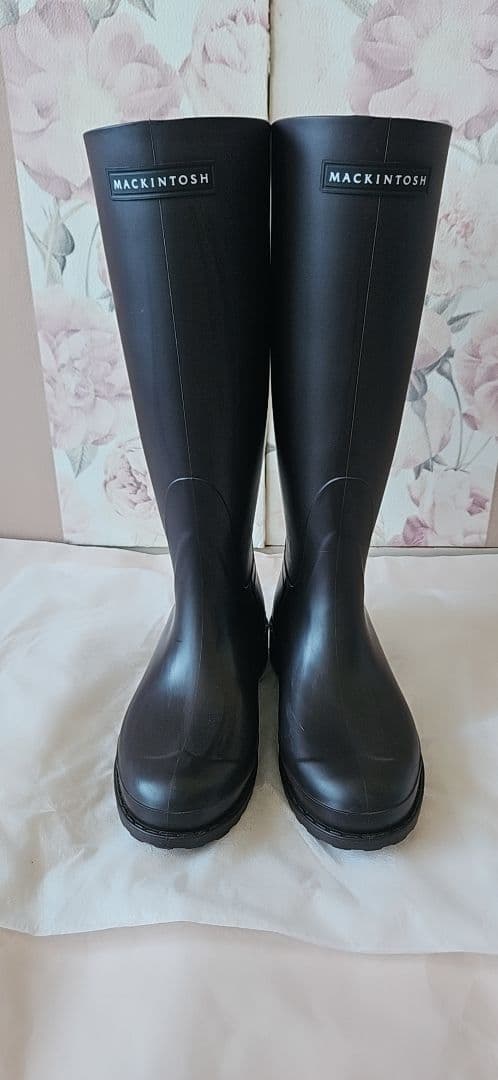 【MACKINTOSH】39size レインブーツ ブラウン