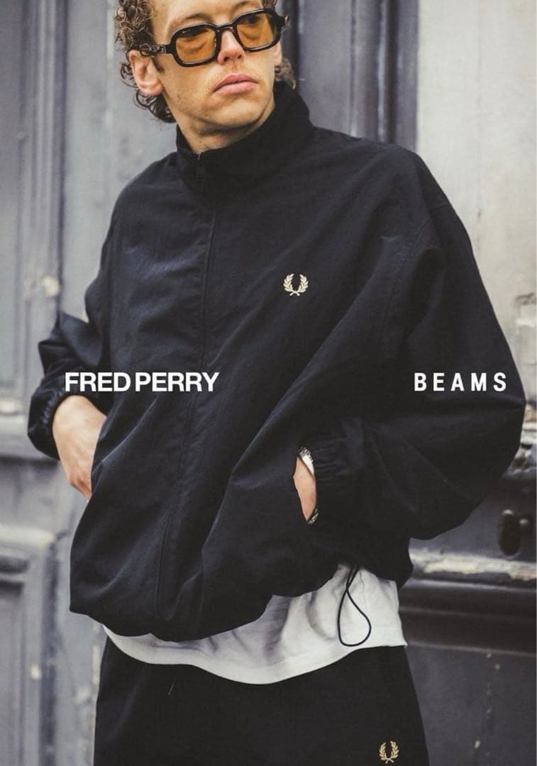 FRED PERRY BEAMS 別注 Lセットアップ　フレッドペリー　シェル