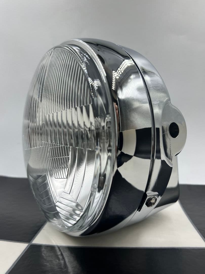 シビエCIBIEタイプ180パイヘッドライトクリアレンズ/メッキケ−ス