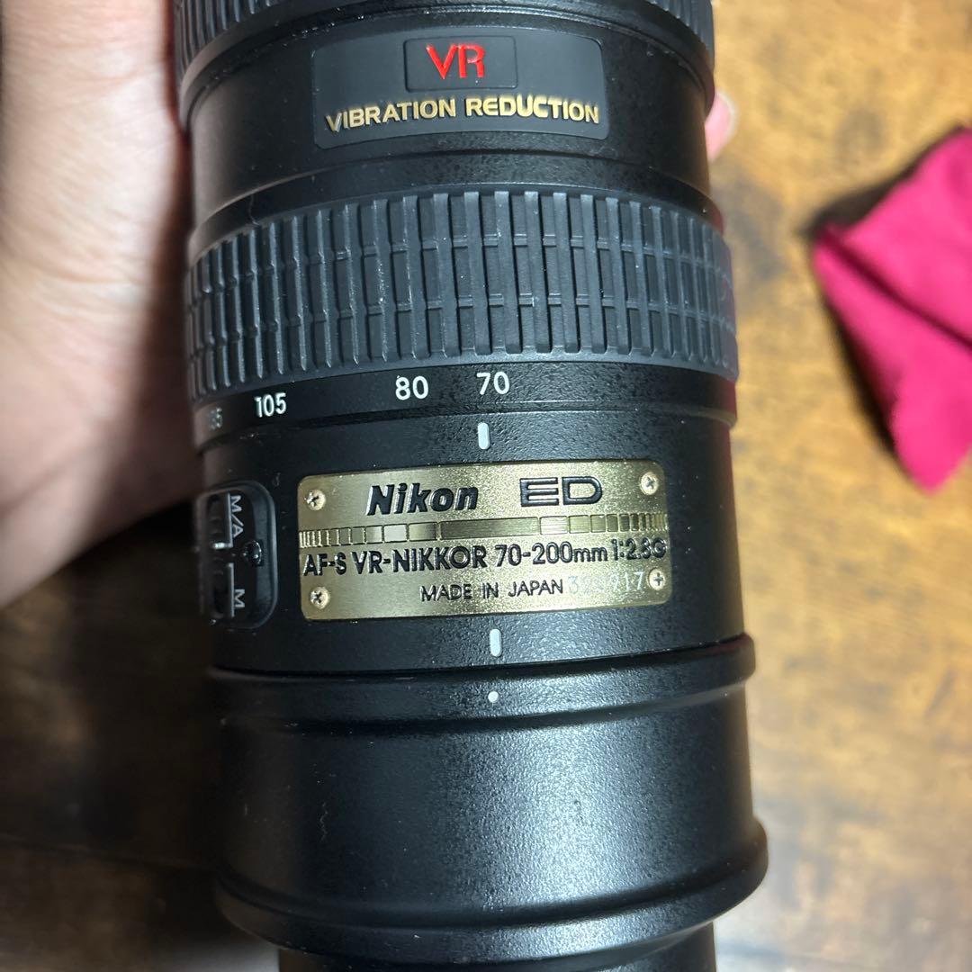 nikon af-s 70-200mm f2.8 g vr if 最安値！