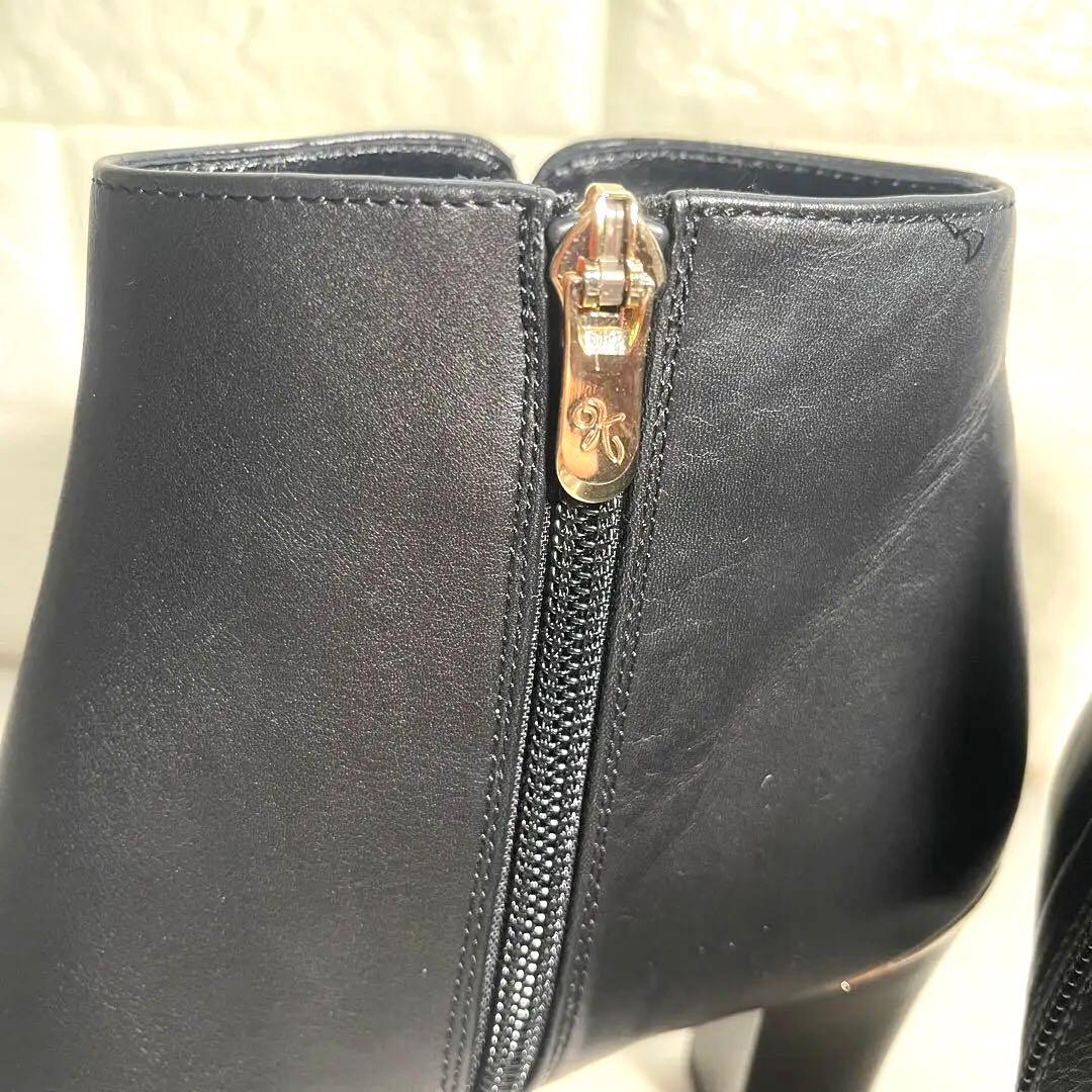 【未使用級✨】銀座かねまつ アクアベル 防水ショートブーツ 23.5cm