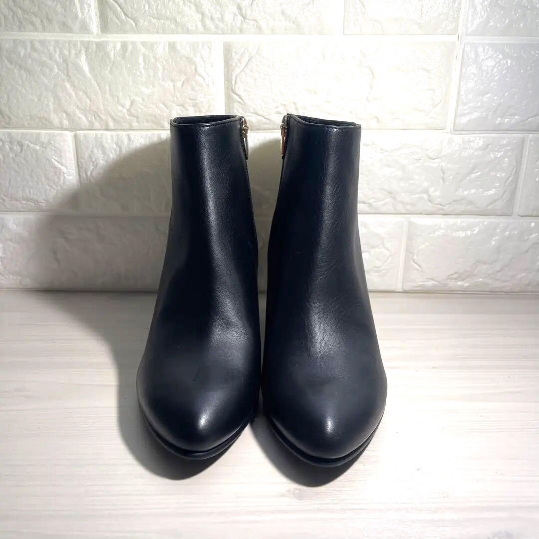 【未使用級✨】銀座かねまつ アクアベル 防水ショートブーツ 23.5cm