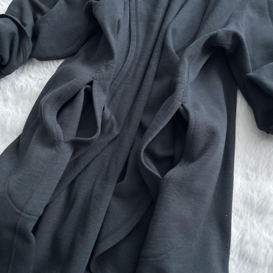 ヨーガンレール★アルパカ混　ウール フロントオープン 羽織 カーディガン