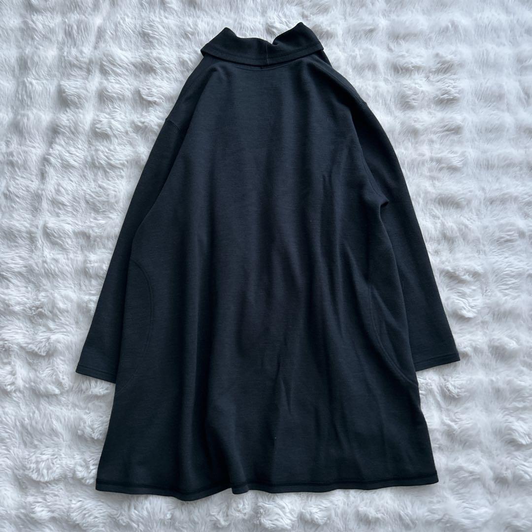 ヨーガンレール★アルパカ混　ウール フロントオープン 羽織 カーディガン