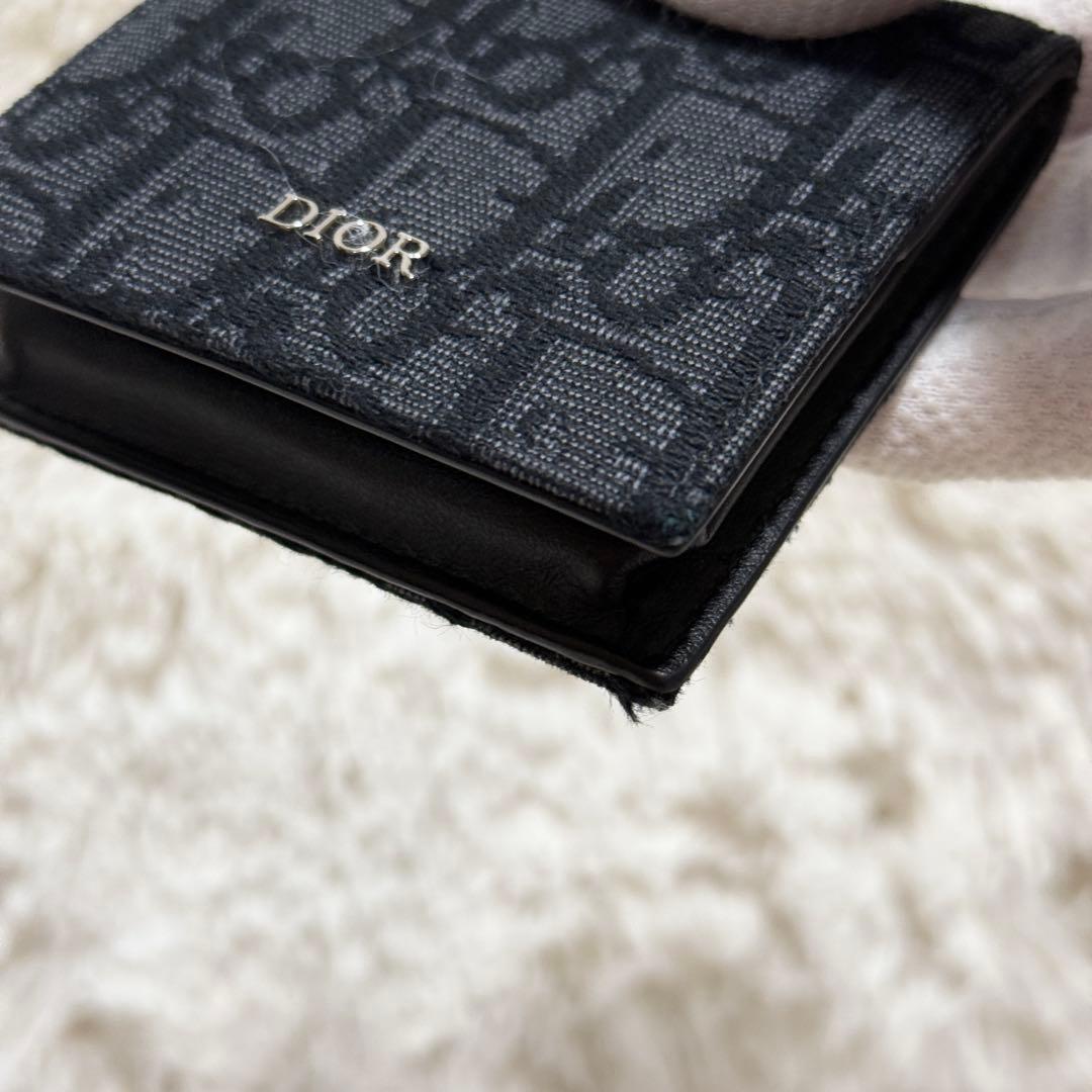 【美品】ディオール　ケース　オブリーク　ジャカード　メンズ