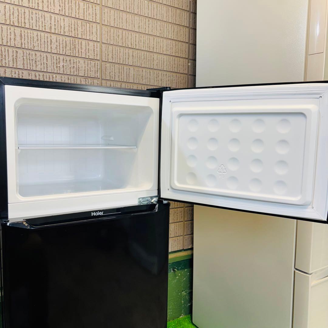 23年製 130L 冷蔵庫 一人暮らし ブラック Haier【地域限定配送無料】