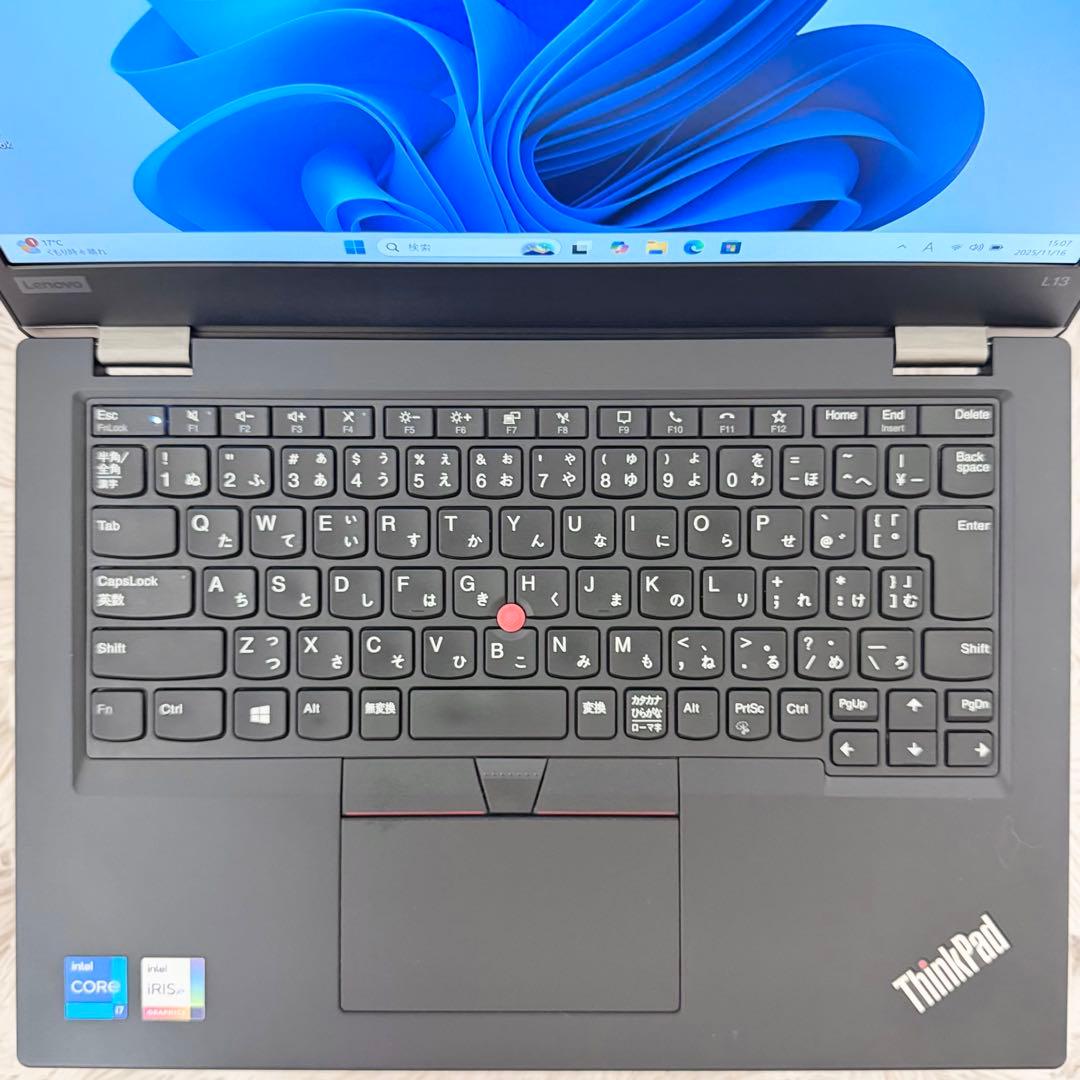 Lenovo L13 Gen2 11世代i7 SSD512GB オフィス付