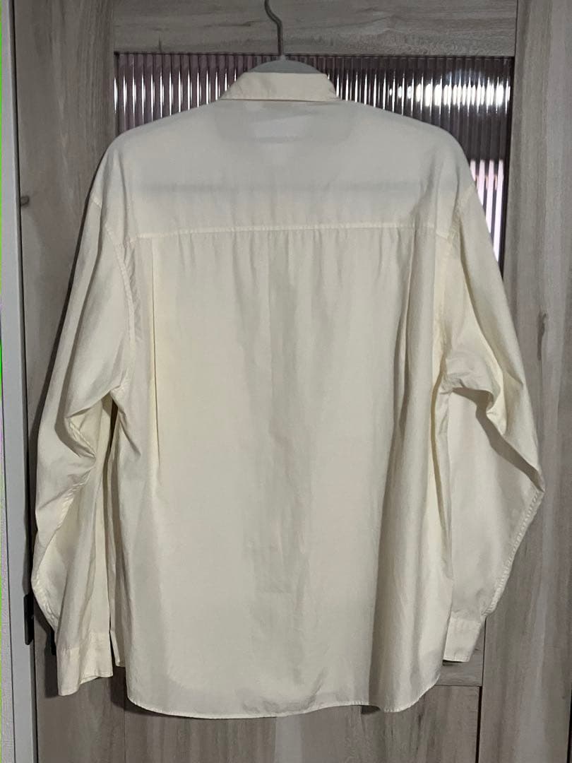 トップス AURALEE WASHED FINX TWILL BIG SHIRTS