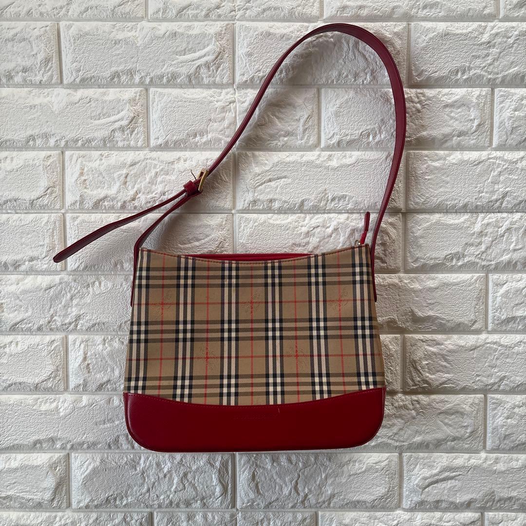 Burberry チェック柄 バッグ