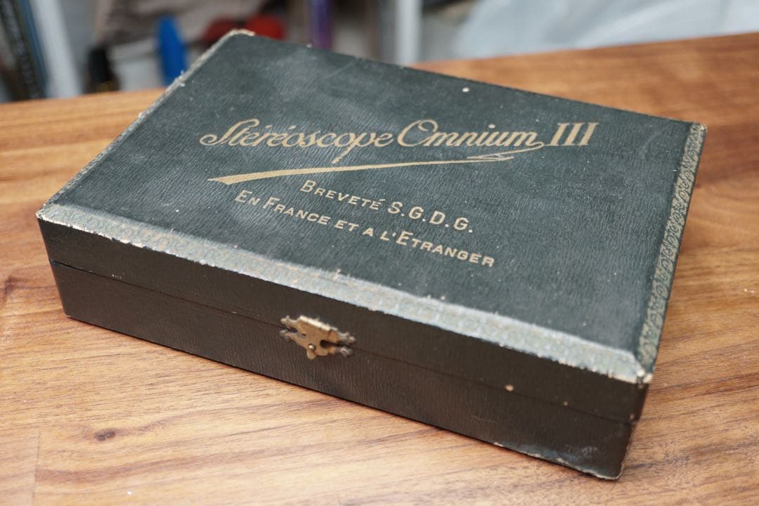 アンティークステレオビューワー フランス ステレオ写真 ガラス乾板 6x12cm