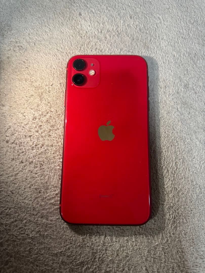 Apple iPhone 11 赤 86%バッテリー　付属品なし