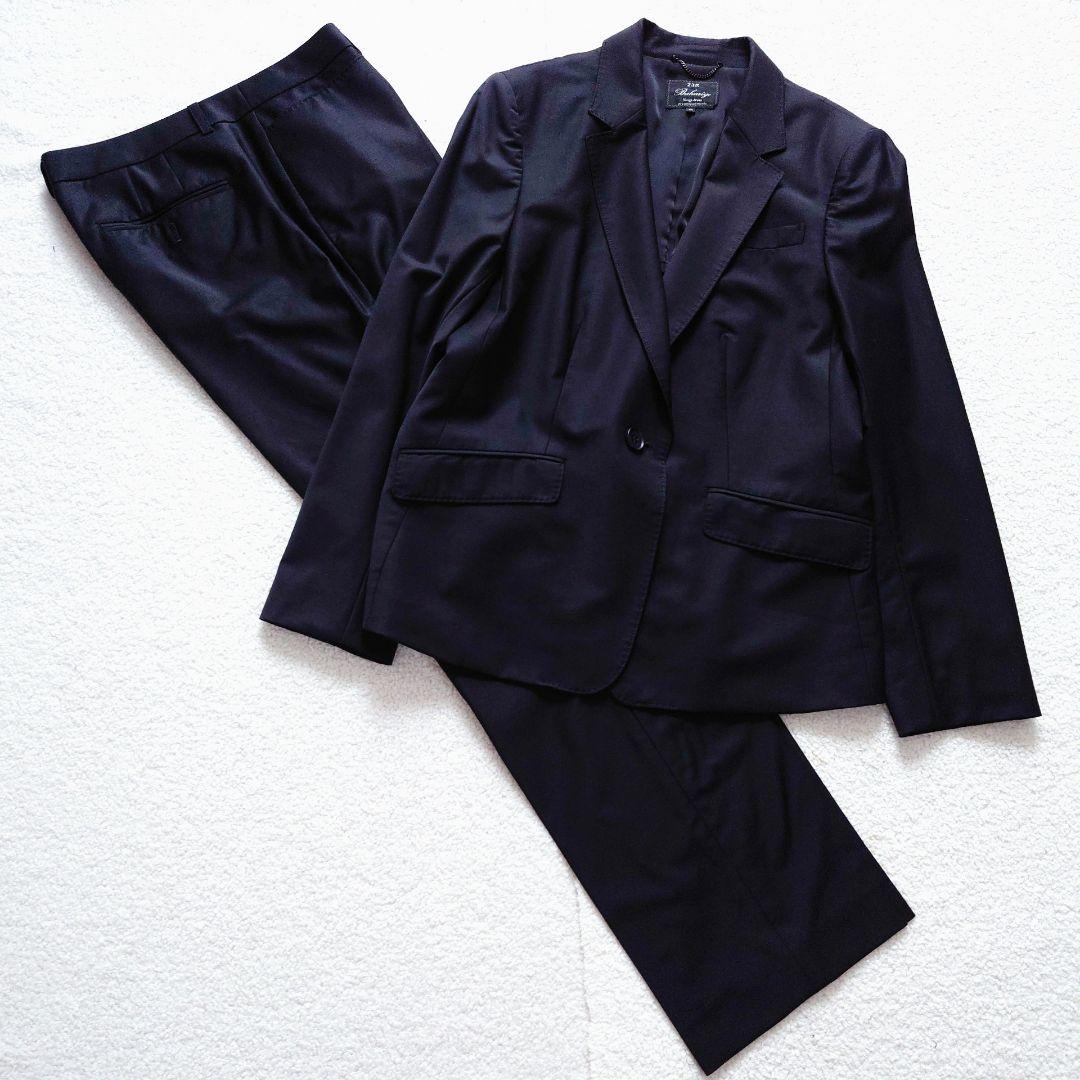 23区 Bahariye ウール ブラック パンツスーツ 上下 44