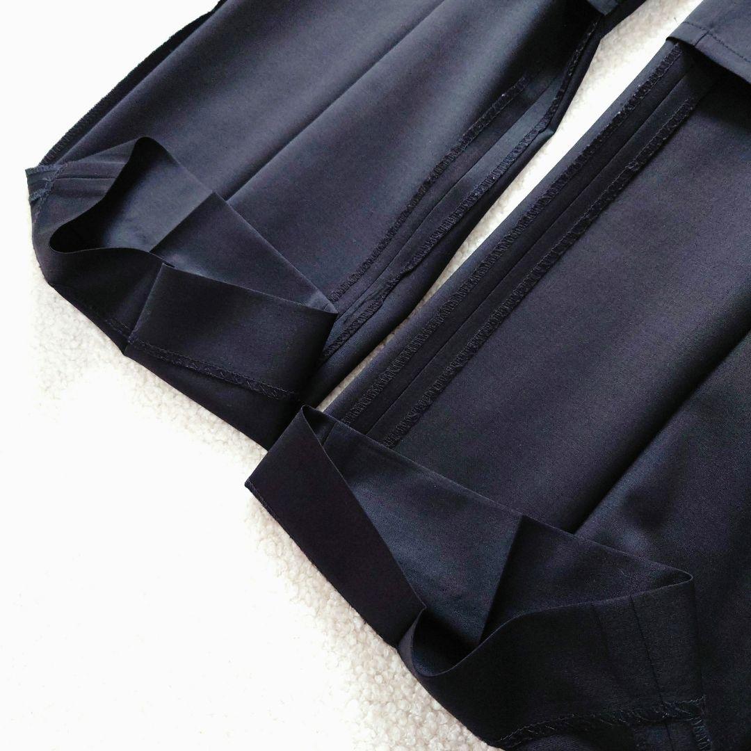 23区 Bahariye ウール ブラック パンツスーツ 上下 44