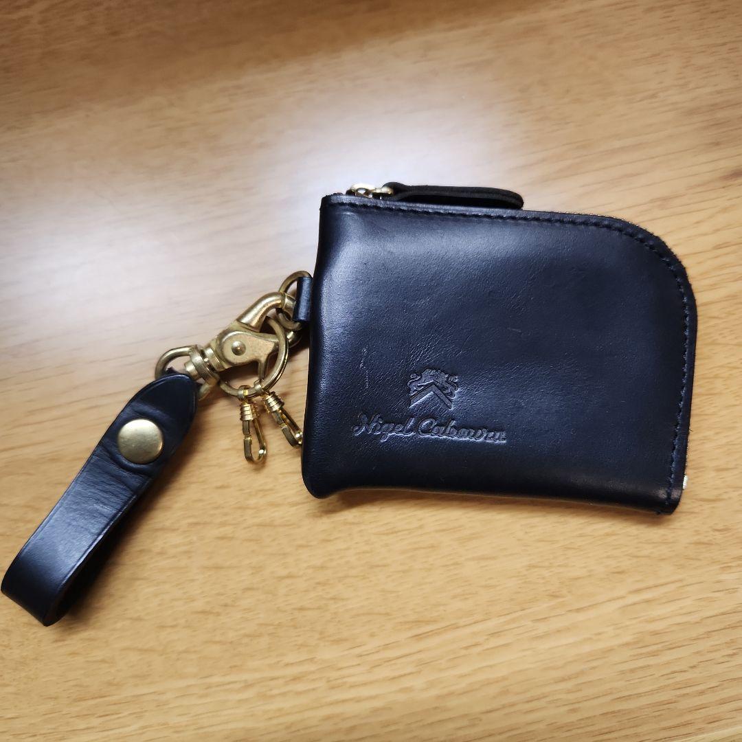 Nigel Cabourn 黒 レザー ケース