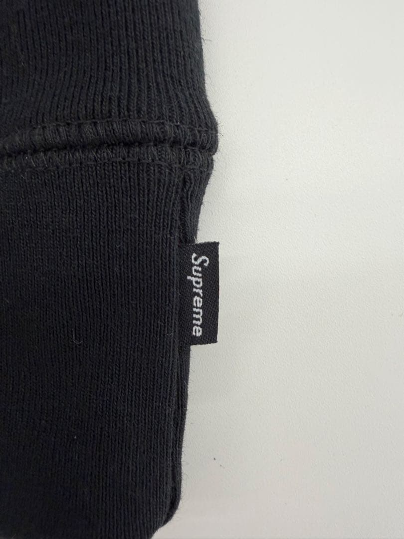 新品未着用　Supreme run パーカー　黒　Lサイズ　スウェット