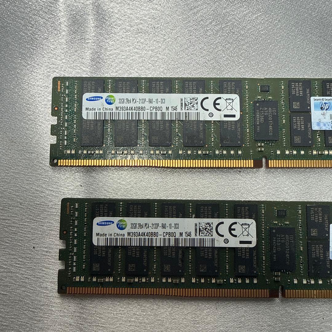 勤*人様 Samsung DDR4 32GB メモリー 2枚セット