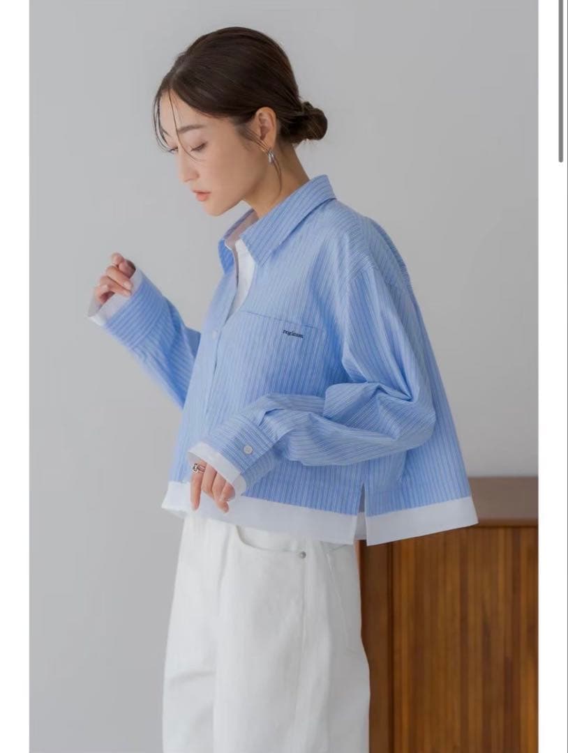 Regleam ＊ リグリーム ＊ レイヤードショートシャツ