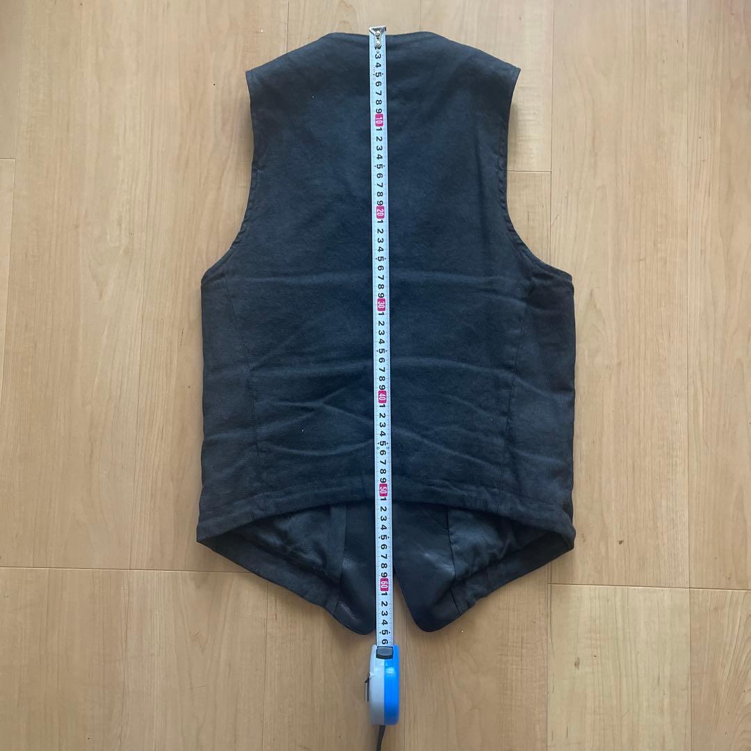 バックラッシュストレッチリネンベスト