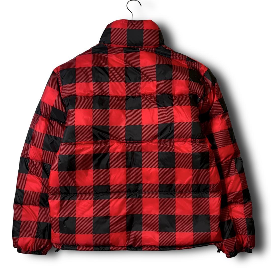 L 定8.8万 TMT ティーエムティー ダウンジャケット ブルゾン チェック柄