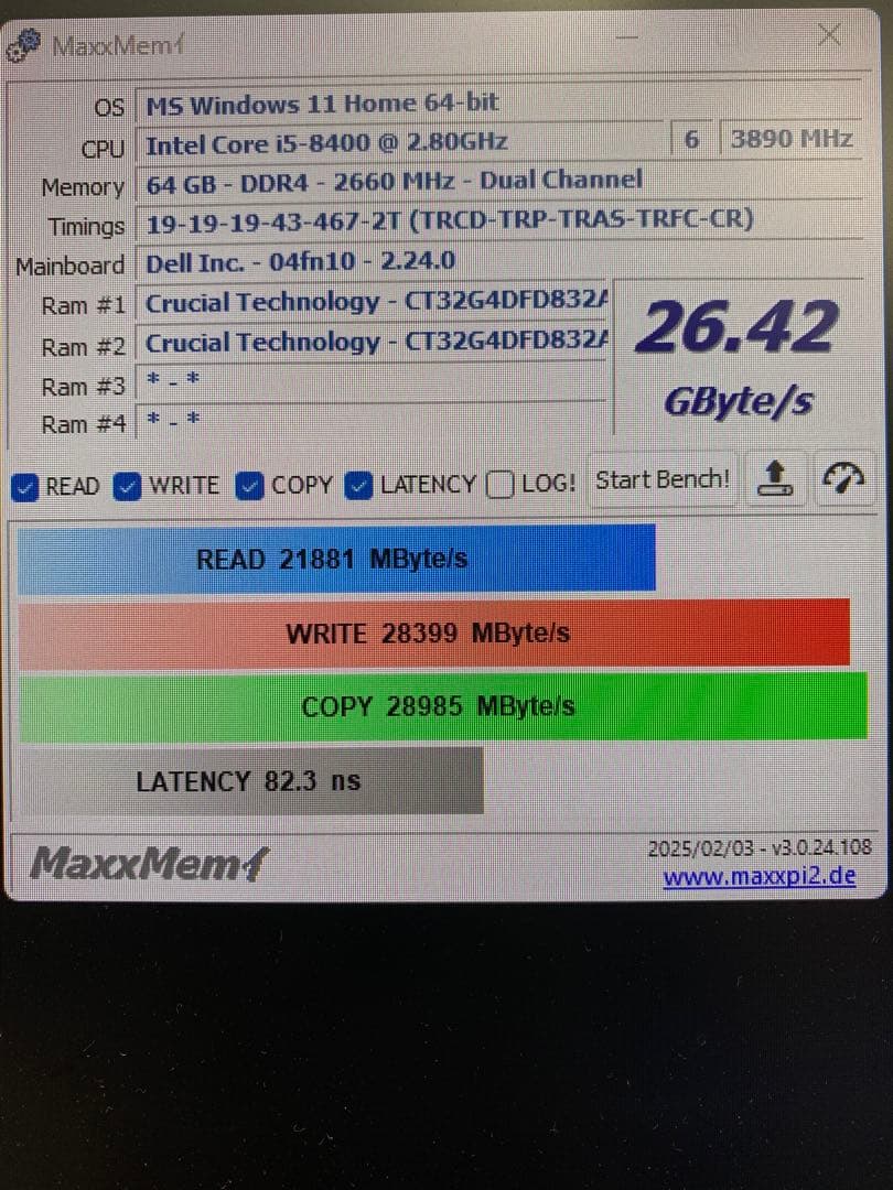 Crucial DDR4-3200 32GB×2 64GB