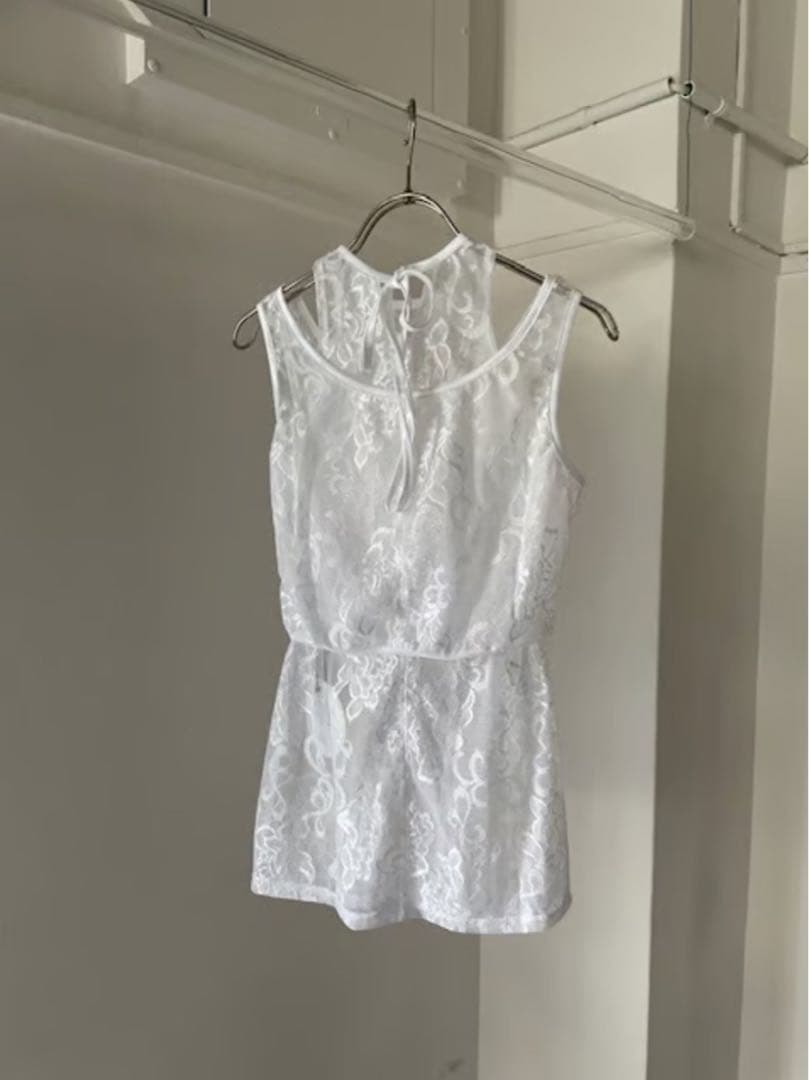 リ*サ様 layered lace tank チョウピラコ