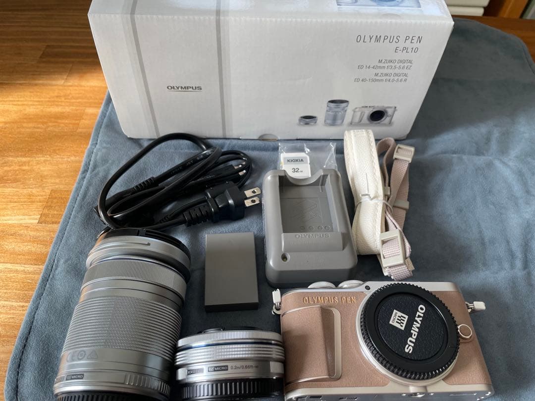 ほぼ未使用　Olympus PEN E-PL10 ブラウン　※ケース付き