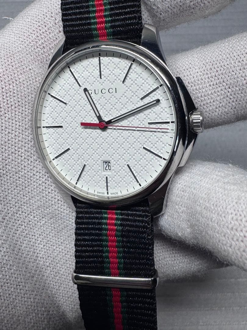 GUCCI ホワイトダイヤル 時計