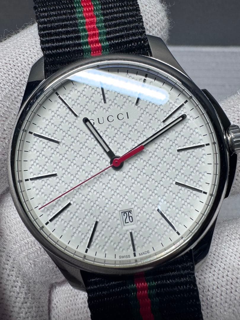 GUCCI ホワイトダイヤル 時計