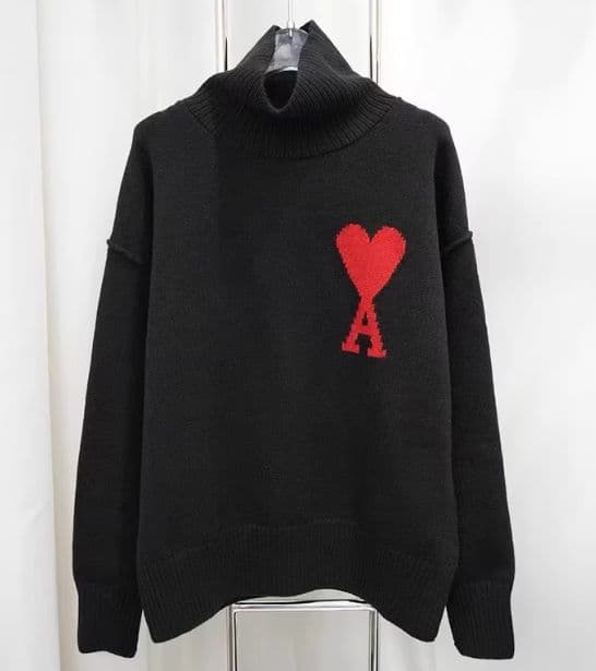 AMI PARIS ニット タートルネックセーターブラック M