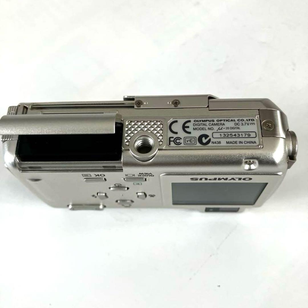 OLYMPUS μ-20 DIGITAL コンパクトデジタルカメラ【美品】